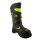 TUFFKING Helix 3225 Firefighter Boots, Size 47, Black, 2.4 mm Full Grain Leather, Waterproof, Kevlar Protection, Puncture-Resistant Sole
