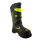 TUFFKING Helix 3225 Firefighter Boots, Size 47, Black, 2.4 mm Full Grain Leather, Waterproof, Kevlar Protection, Puncture-Resistant Sole