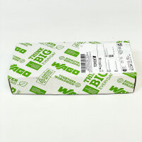 WAGO 2201-1201 Feed-through terminal block, 100 pieces, conductor-to-conductor, compact, tool-free connection
