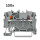 WAGO 2201-1201 Feed-through terminal block, 100 pieces, conductor-to-conductor, compact, tool-free connection