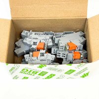 WAGO 788-356 relay module, 230 V, 1 normally open contact, 16 A, suitable for lamp loads, red status indicator, 15 mm, 11 pieces