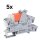 WAGO 788-356 Relay Module, 230 V, 1 normally open contact, 16 A, red status indicator, 15 mm, 5 pieces