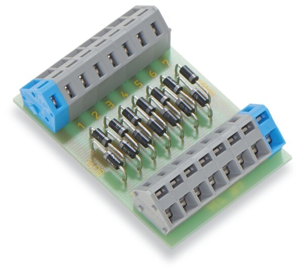 WAGO 289-111 Dual Diode Gate, Terminal Block Module, 2 Diodes, Compact Design, 51168150