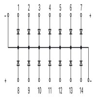 WAGO 289-111 Dual Diode Gate, Terminal Block Module, 2 Diodes, Compact Design, 51168150