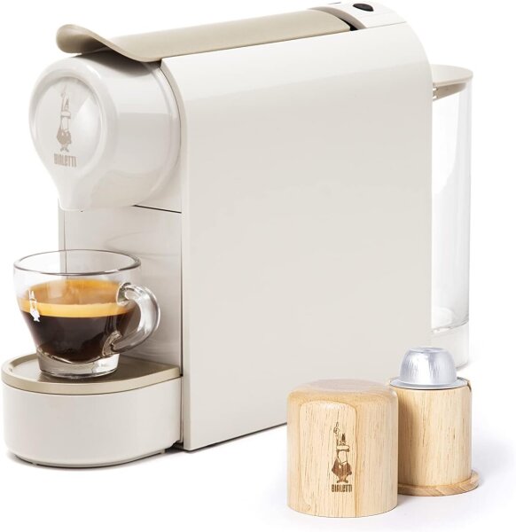 Bialetti Gioia CF90 pod coffee machine, 500ml, for aluminum capsules, compact, energy-saving