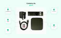 SRF Connect TV V2, Streaming-Box, Set-Top-Box, Media Receiver, 4K, WLAN, HDMI, Fernbedienung