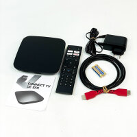 SRF Connect TV V2, Streaming-Box, Set-Top-Box, Media Receiver, 4K, WLAN, HDMI, Fernbedienung