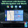 Carplay HVIN RC07, 9 Zoll Touchscreen, intelligentes Display, Sprachsteuerung, kabellose Verbindung, Navigationssystem