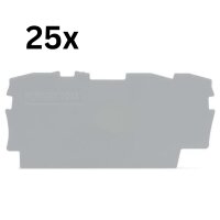 WAGO 2002-1391 End and intermediate plate, 0.8 mm, 25...
