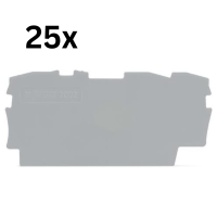 WAGO 2002-1391 End- und Zwischenplatte, 0,8 mm, 25...