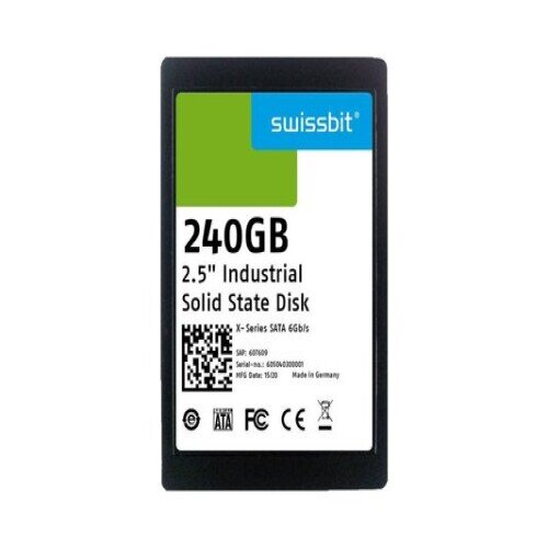 Swissbit SFSA240GQ1AA4TO-C-HC-216-NOV, 240GB 2,5" Industrie-SSD, SATA, X-60 Serie, robust, langlebig