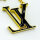 Louis Vuitton Fleur de Monogram, gold-tone key & bag charm, iconic floral design, elegant accessory