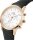 Daniel Wellington DW00100646, Iconic Chronograph, 42mm, Unisex Armbanduhr, Edelstahlgehäuse, Lederarmband, Quarzwerk