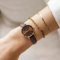 Burker Watches Ruby Petite Gold Ladies Wristwatch, Ruby...