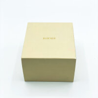 Burker Watches Ruby Petite Gold Ladies Wristwatch, Ruby Petite model, gold-tone case, brown leather strap, elegant design