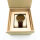 Burker Watches Ruby Petite Gold Ladies Wristwatch, Ruby Petite model, gold-tone case, brown leather strap, elegant design