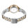 Burker Ruby Petite womens wristwatch, model RPBGSS, stainless steel case, black dial, gold accents, silver mesh strap