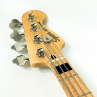 Squier Jazz Bass CYKK24003951, E-Bass Gitarre, 4-Saiter, Ahornhals, zwei Single-Coil-Tonabnehmer, Vintage-Design