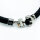Fayendra PDLB02 bracelet, black, elegant jewelry bracelet, fashionable, suitable for everyday wear, for women and men