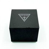 Guess W0653L3 womens watch, stainless steel case, leather strap, analog, waterproof, elegant design for everyday and leisure.