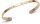 Daniel Wellington Classic Bracelet L, bangle, rose gold, double-plated 316L stainless steel, elegant design