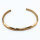Daniel Wellington Classic Bracelet L, bangle, rose gold, double-plated 316L stainless steel, elegant design