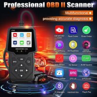 Profi OBD2 Diagnosegerät, 2,8" Display, Echtzeitdaten, Fehlercode-Leser, Motoranalyse, volle OBDII/EOBD-Funktionen, für BMW, Mercedes, VW