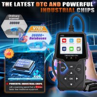 Profi OBD2 Diagnosegerät, 2,8" Display, Echtzeitdaten, Fehlercode-Leser, Motoranalyse, volle OBDII/EOBD-Funktionen, für BMW, Mercedes, VW
