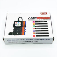 Profi OBD2 Diagnosegerät, 2,8" Display, Echtzeitdaten, Fehlercode-Leser, Motoranalyse, volle OBDII/EOBD-Funktionen, für BMW, Mercedes, VW