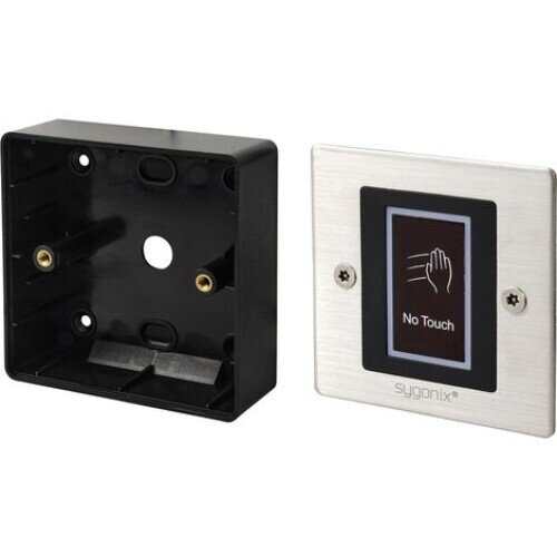 Sygonix Ebutton 3 door opener control unit, flush-mounted/surface-mounted, 12/24 V DC, control unit for electric door openers