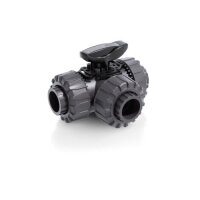 FIP TKD Dual Block Ball Valve PVC-U, DN50, d63, Shut-off...