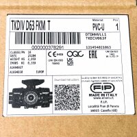 FIP TKD Dual Block Kugelhahn PVC-U, DN50, d63, Absperrventil, beidseitig verschraubt, chemikalienbeständig