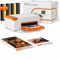 Liene Amber M110 Mini Photo Printer, Dye-Sublimation,...