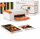 Liene Amber M110 Mini Photo Printer, Dye-Sublimation, Bluetooth, incl. 60 Photo Papers 10x15 cm, 20 Self-Adhesive Photos, 2 Color Ribbons, for iOS & Android