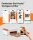 Liene Amber M110 Mini Photo Printer, Dye-Sublimation, Bluetooth, incl. 60 Photo Papers 10x15 cm, 20 Self-Adhesive Photos, 2 Color Ribbons, for iOS & Android