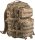 Mil-Tec US Assault Pack NOS 16 Tagesrucksack, Woodland Arid Camouflage, 20L, robust, 100% Polyester, MOLLE-System, gepolsterte Schultergurte