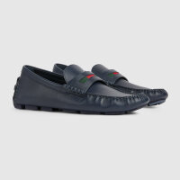 Gucci Herren Mokassin AAFU2, dunkelblaues Leder,...