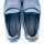 Gucci Herren Mokassin AAFU2, dunkelblaues Leder, Größe 40, Web-Detail, eleganter Slipper