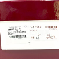 Gucci Herren Mokassin AAFU2, dunkelblaues Leder, Größe 43.5, Web-Detail, eleganter Slipper