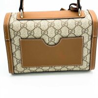 Gucci Small Padlock Handbag, 838999 FAD6L 9758, Shoulder Bag, Leather, Gold-Tone Details, Detachable Shoulder Strap