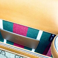 Gucci Small Padlock Handbag, 838999 FAD6L 9758, Shoulder Bag, Leather, Gold-Tone Details, Detachable Shoulder Strap