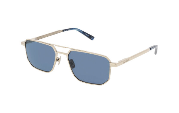 Davidoff DATS120-02 Mens Sunglasses, 56 mm lenses, 18 mm bridge, 145 mm temples, gold-tone, blue lenses
