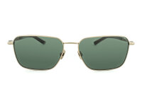 Davidoff DATS104-03 Herren-Sonnenbrille, goldfarben, grüne Gläser, Glasbreite 57 mm, Stegbreite 16 mm, Bügellänge 145 mm
