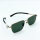 Davidoff DATS104-03 Herren-Sonnenbrille, goldfarben, grüne Gläser, Glasbreite 57 mm, Stegbreite 16 mm, Bügellänge 145 mm