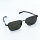 Davidoff DATS104-01 Herren-Sonnenbrille, 57mm Gläser, 16mm Steg, 145mm Bügel, schwarz, rauchgraue Gläser