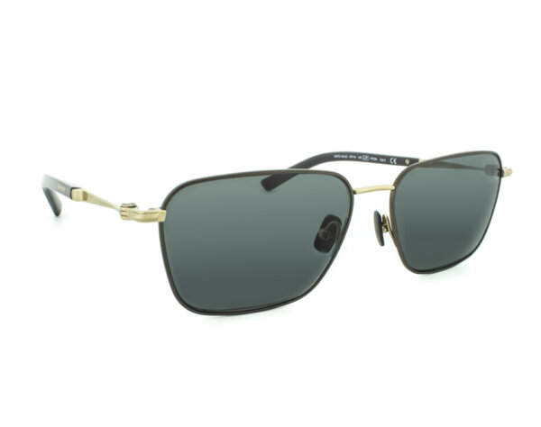 Davidoff DATS104-02 Mens Sunglasses, 57mm lens width, 16mm bridge, 145mm temples, black, smoke grey lenses