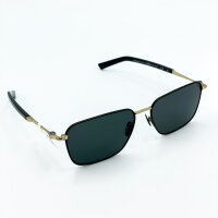 Davidoff DATS104-02 Mens Sunglasses, 57mm lens width, 16mm bridge, 145mm temples, black, smoke grey lenses