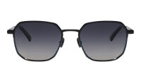 Davidoff DATS121-03 Herren-Sonnenbrille, 55 mm Gläser, 20 mm Steg, 145 mm Bügel, schwarz, blaue Verlaufsgläser