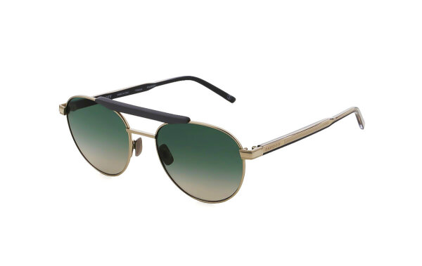 Davidoff DATS112-03 Herren-Sonnenbrille, 52 mm Gläser, 18 mm Steg, 145 mm Bügel, goldfarben, grüne Verlaufsgläser