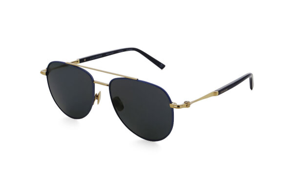 Davidoff DATS113-01 Herren-Sonnenbrille, 56mm Gläser, 17mm Steg, 150mm Bügel, dunkelblau, rauchgraue Gläser